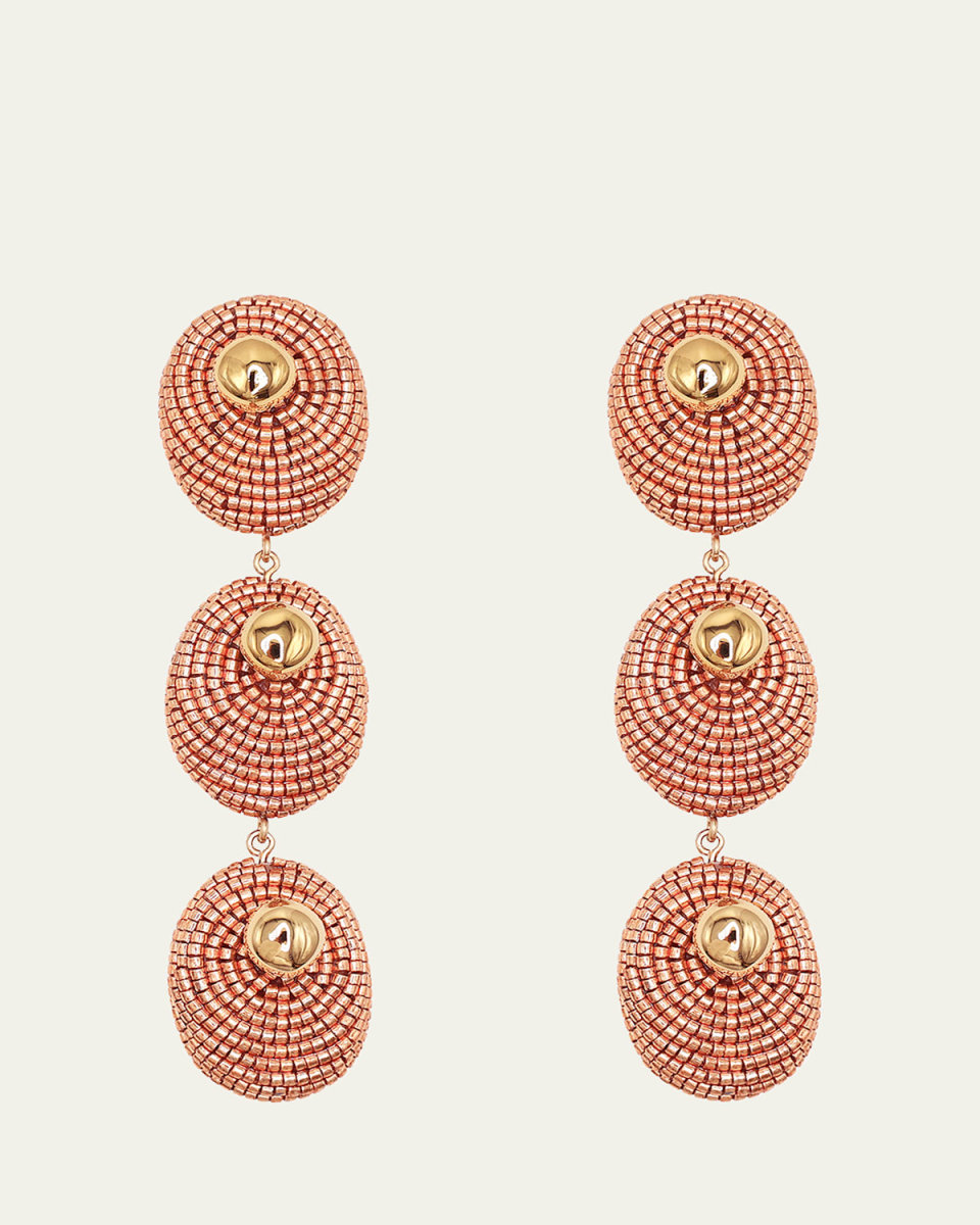 Vis Beaded Drop Earrings